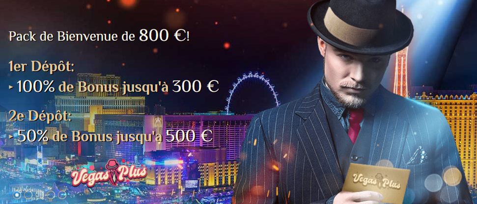 VegasPlus Bonus de bienvenue