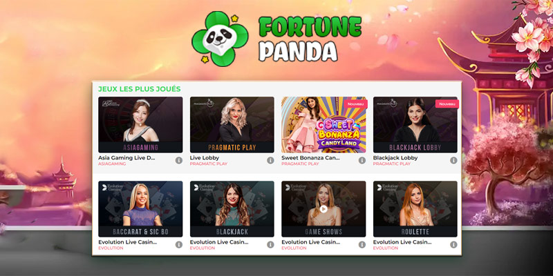 Fortune panda casino live